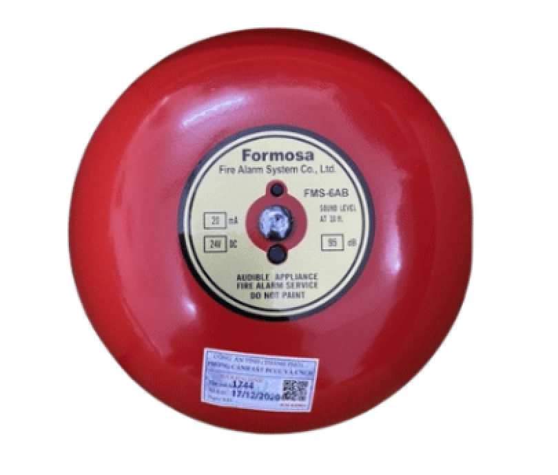 Chuông báo cháy 24V Formosa 6inch
