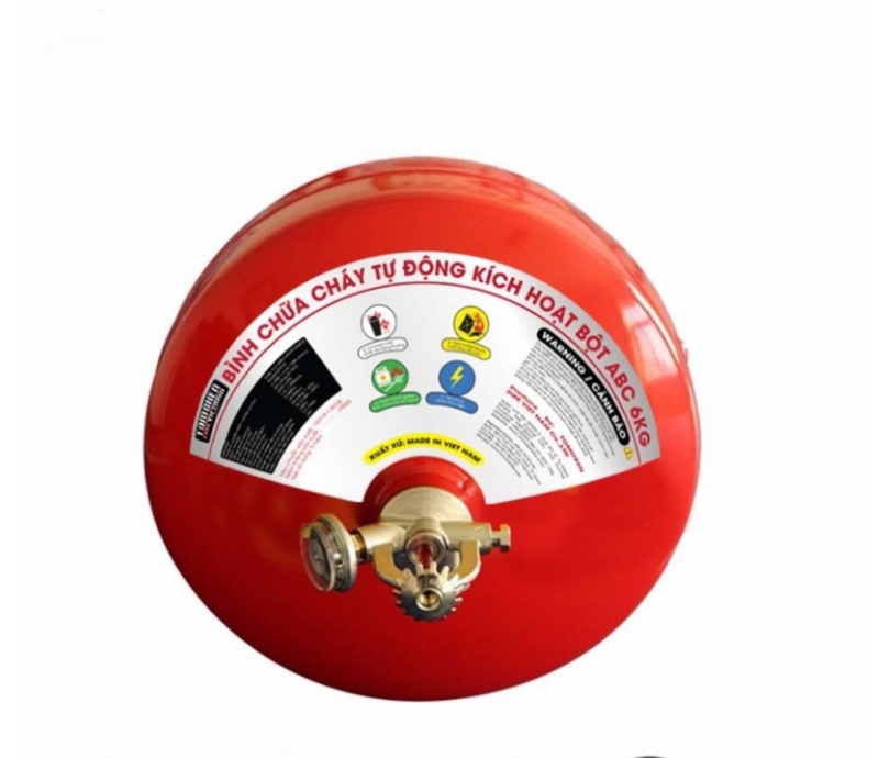 Bình chữa cháy tự động kích hoạt dạng treo bột ABC loại 6kg