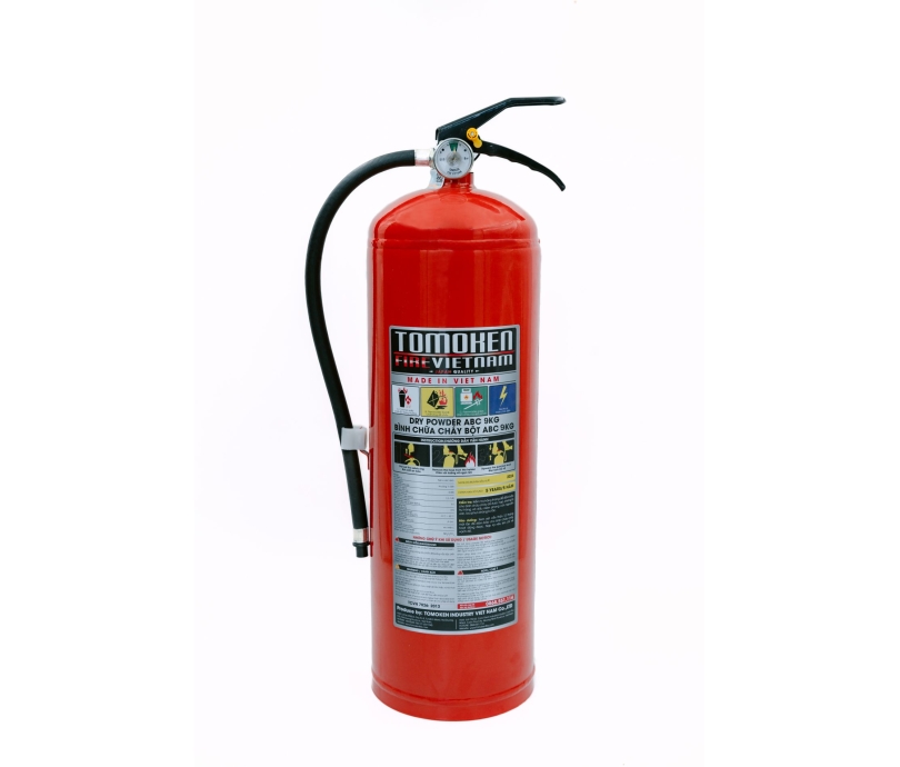 BÌNH CHỮA CHÁY XÁCH TAY BỘT ABC 9KG TOMOKEN
