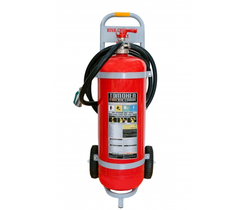 BÌNH CHỮA CHÁY XE ĐẨY ABC 35KG TOMOKEN